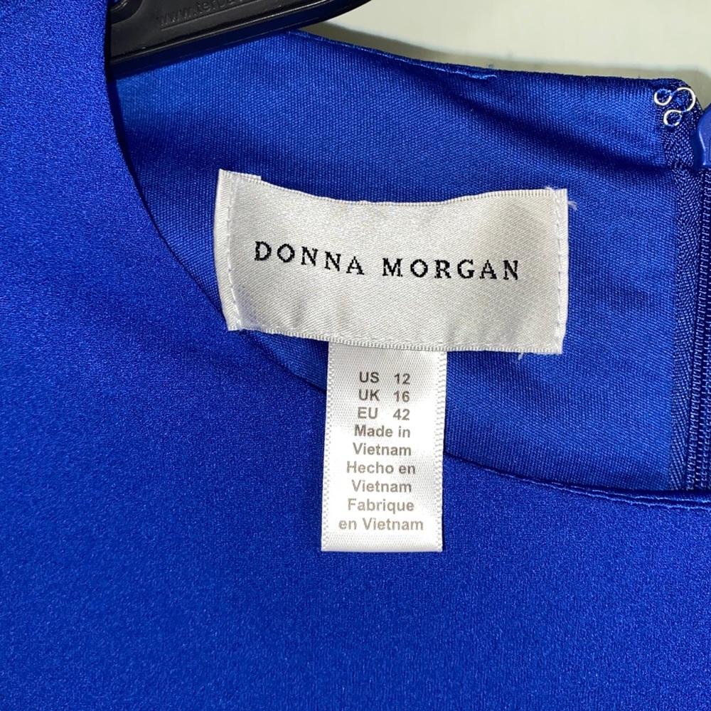 Donna Morgan Ruffle Cuff Sheath Dress - Picture 4 of 5